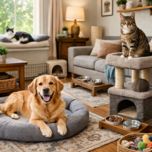 dogs cand cats at home